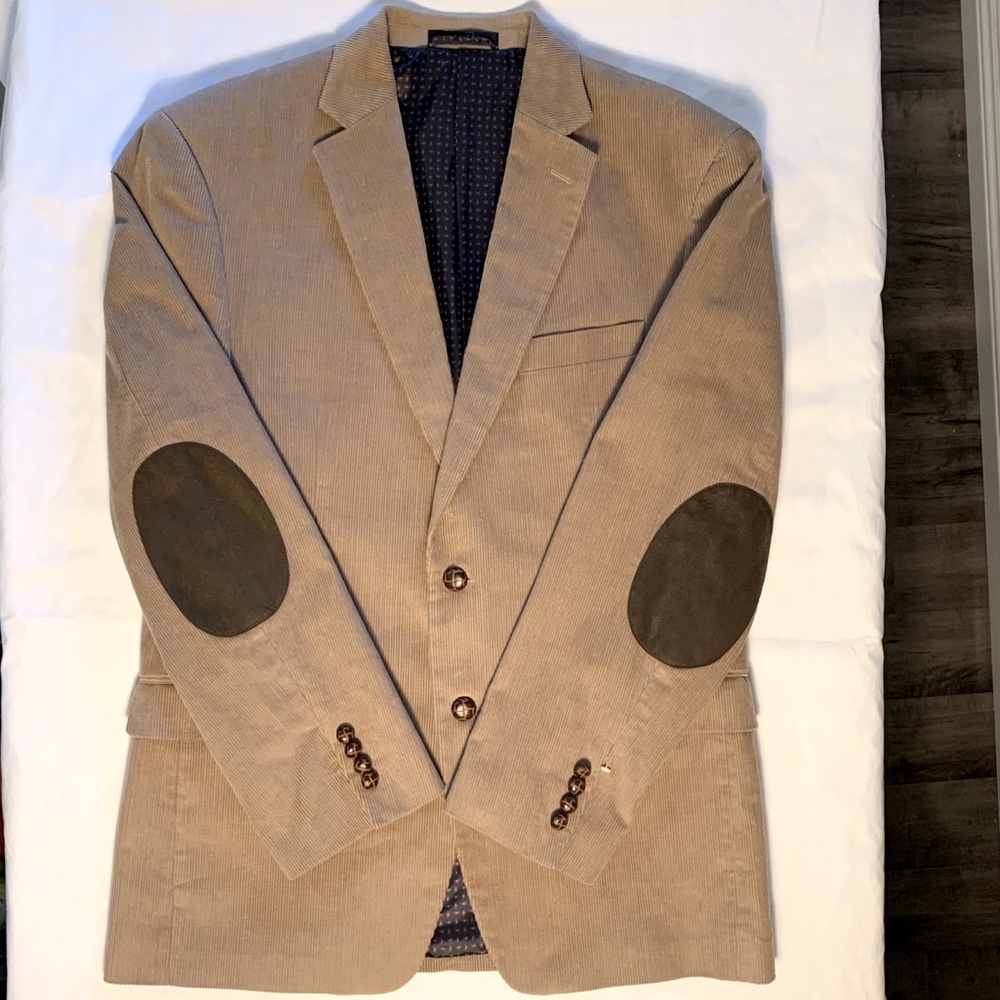 Corduroy Blazer with Elbow Patches